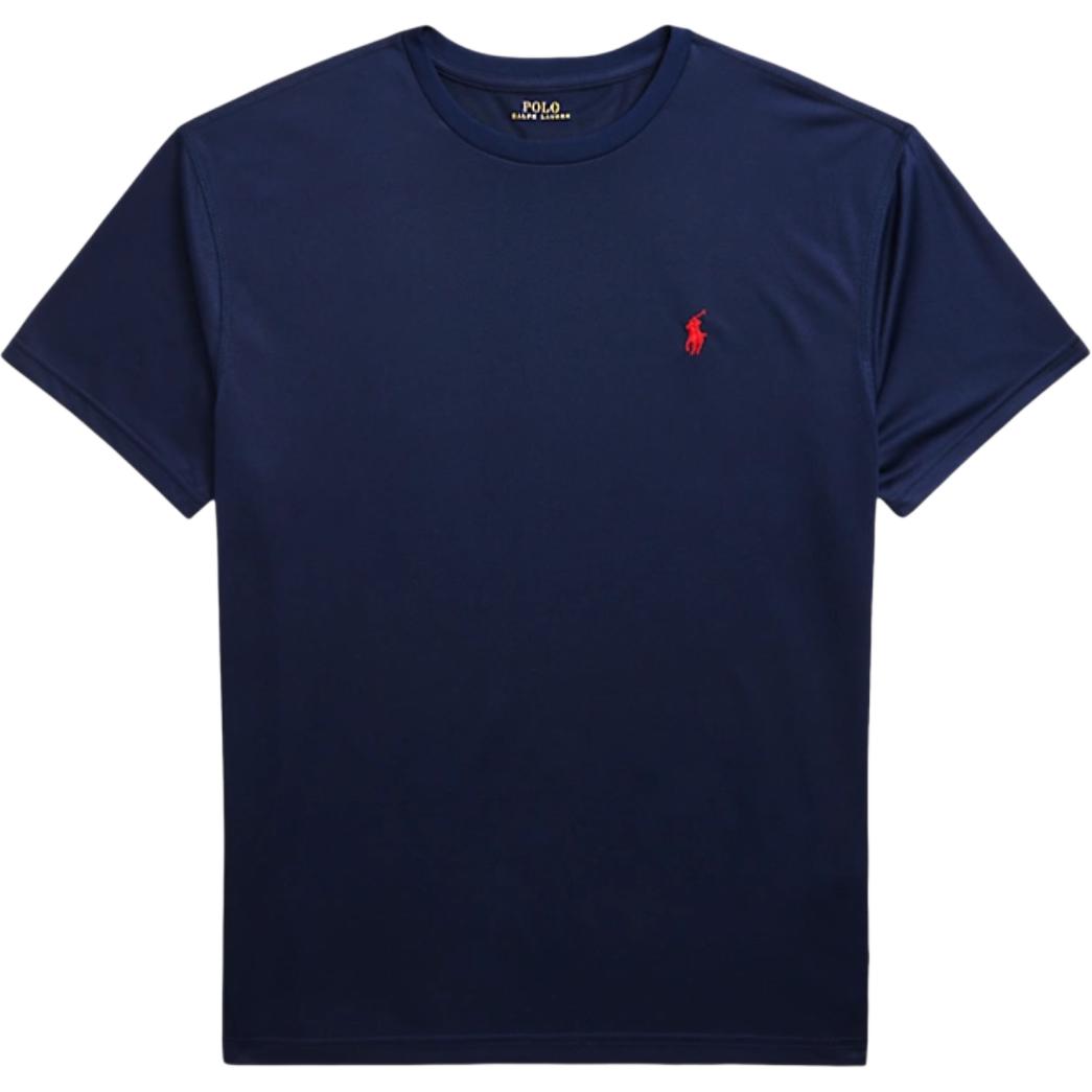 Order Polo Ralph Lauren 标志刺绣圆领T恤 深蓝色. 710865767-002