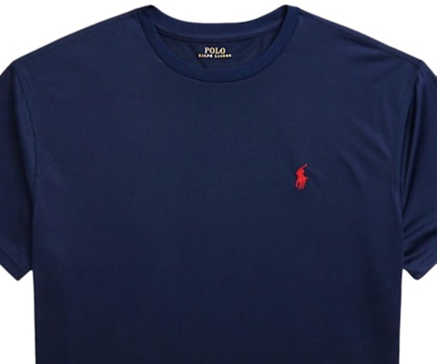Polo Ralph Lauren 标志刺绣圆领T恤 深蓝色. 710865767-002 Lookbook Polo Ralph Lauren 标志刺绣圆领T恤 深蓝色. 710865767-002