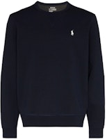 Polo Ralph Lauren Solid Logo Embroidered Crewneck Sweatshirt Navy Blue 710675313-017 Polo Ralph Lauren Solid Logo Embroidered Crewneck Sweatshirt Navy Blue 710675313-017