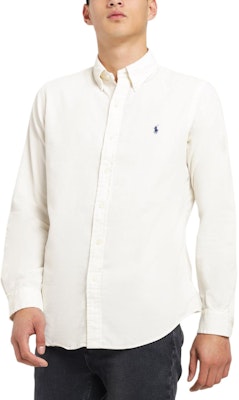 Camisa Polo Ralph Lauren manga larga logo bordado crema blanco. 710850170-001 Buy Camisa Polo Ralph Lauren manga larga logo bordado crema blanco. 710850170-001