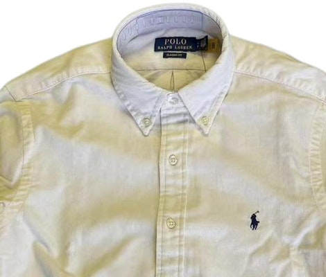 Camisa Polo Ralph Lauren manga larga logo bordado crema blanco. 710850170-001 Shop Camisa Polo Ralph Lauren manga larga logo bordado crema blanco. 710850170-001
