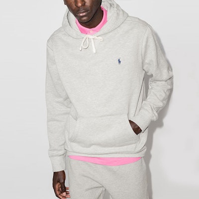 Polo Ralph Lauren 刺繡標誌灰色連帽衫 710766778-006 Lookbook Polo Ralph Lauren 刺繡標誌灰色連帽衫 710766778-006