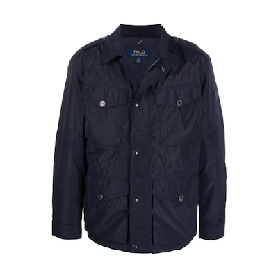 Polo Ralph Lauren Solid Loose Fit Casual Long Sleeve Jacket Blue 710810199001