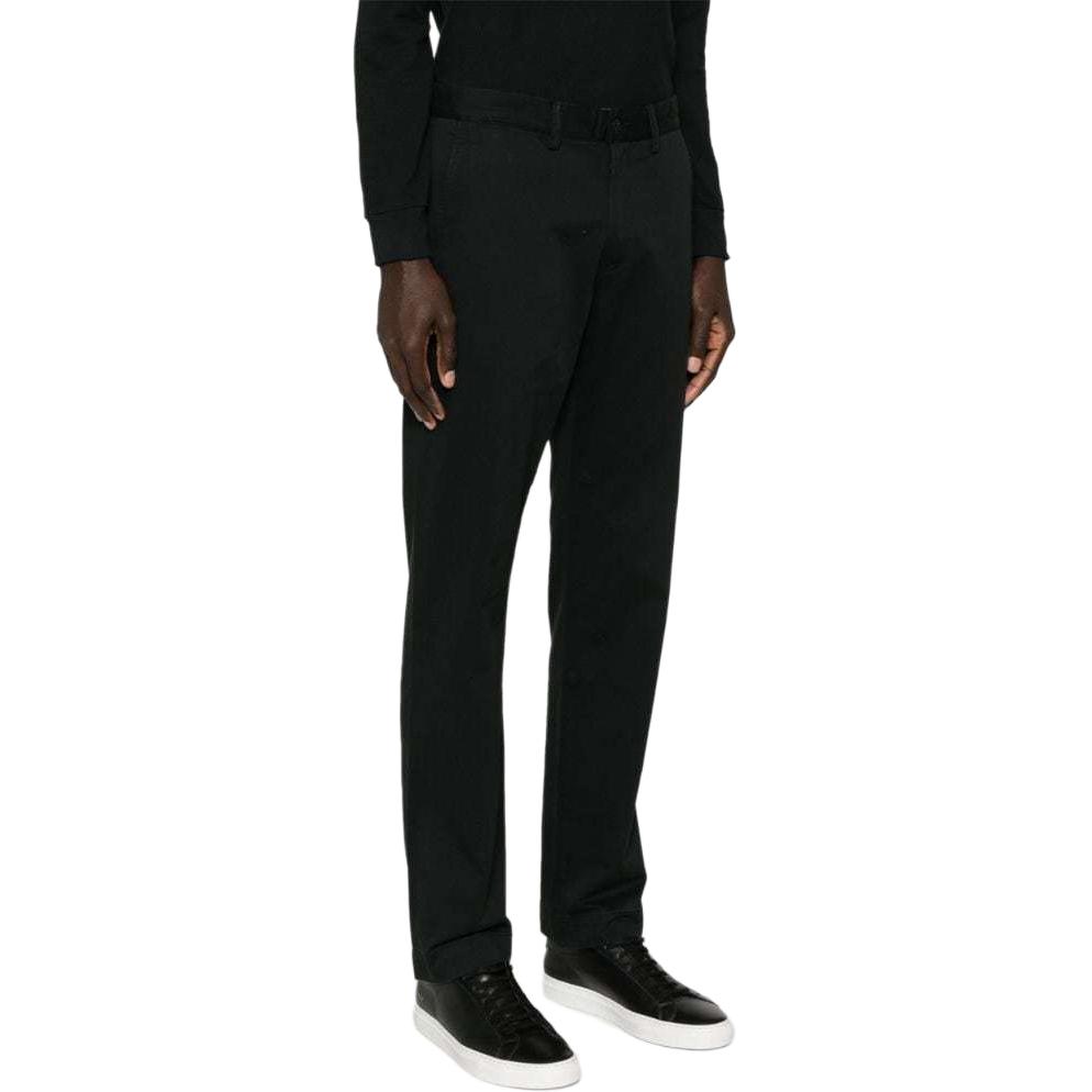 Purchase Polo Ralph Lauren Celana Kasual Hitam Solid Mid-Rise Tapered 710926922