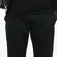 Details for Polo Ralph Lauren 纯色中腰锥形休闲裤 黑色 710926922