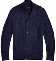 Polo Ralph Lauren Solid Navy Blue Long-Sleeve Knit Cardigan. 710955904-001 Polo Ralph Lauren Solid Navy Blue Long-Sleeve Knit Cardigan. 710955904-001