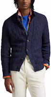 Purchase Polo Ralph Lauren 深藍色長袖針織開襟衫。 710955904-001