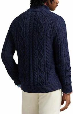 Polo Ralph Lauren Solid Navy Blue Long-Sleeve Knit Cardigan. 710955904-001 Details for Polo Ralph Lauren Solid Navy Blue Long-Sleeve Knit Cardigan. 710955904-001