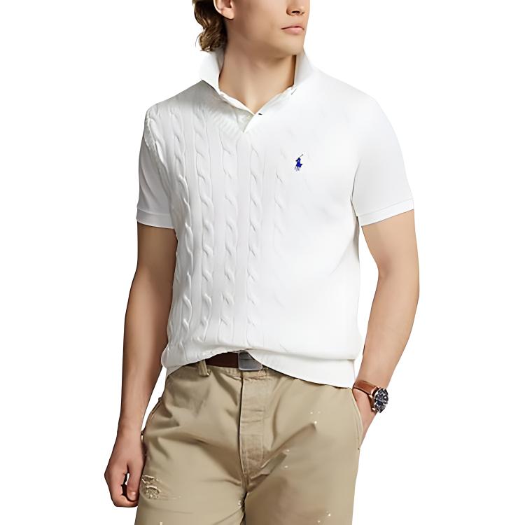 Polo Ralph Lauren  Solid Pullover Sleeveless Vest White MNPOSWE1CM20079-100