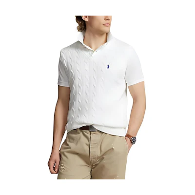 Polo Ralph Lauren Solid Pullover Sleeveless Vest White MNPOSWE1CM20079-100