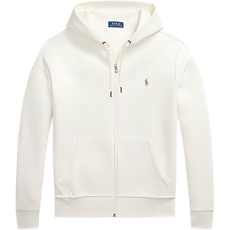 Polo Ralph Lauren  Solid Reversible Knit Zip Hoodie White 710883329-022 圖 2