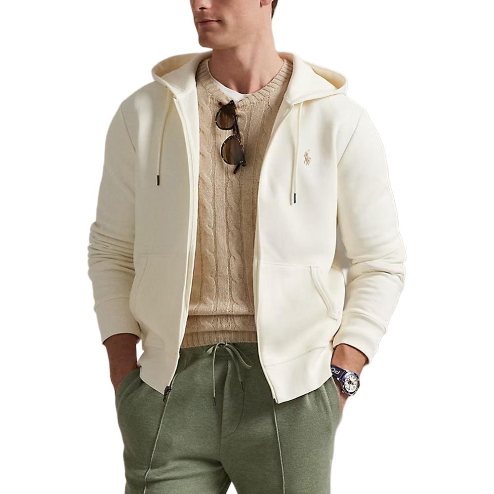 Polo Ralph Lauren  Solid Reversible Knit Zip Hoodie White 710883329-022 圖 4