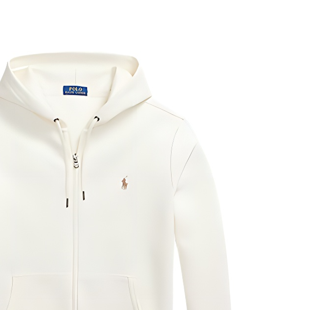 Polo Ralph Lauren  Solid Reversible Knit Zip Hoodie White 710883329-022 圖 5