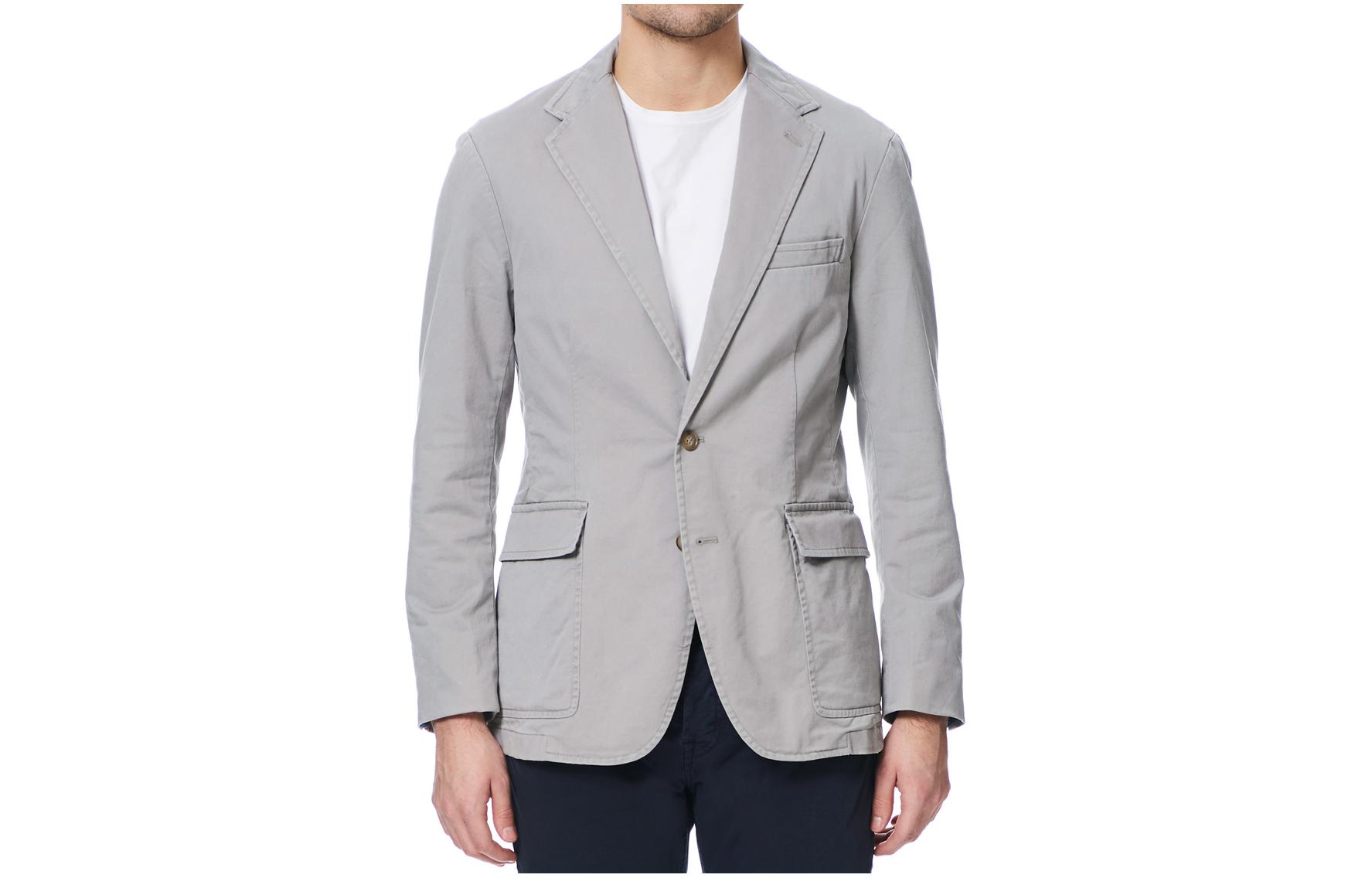 Polo Ralph Lauren  Solid Single-Breasted Grey Blazer 715754089-018