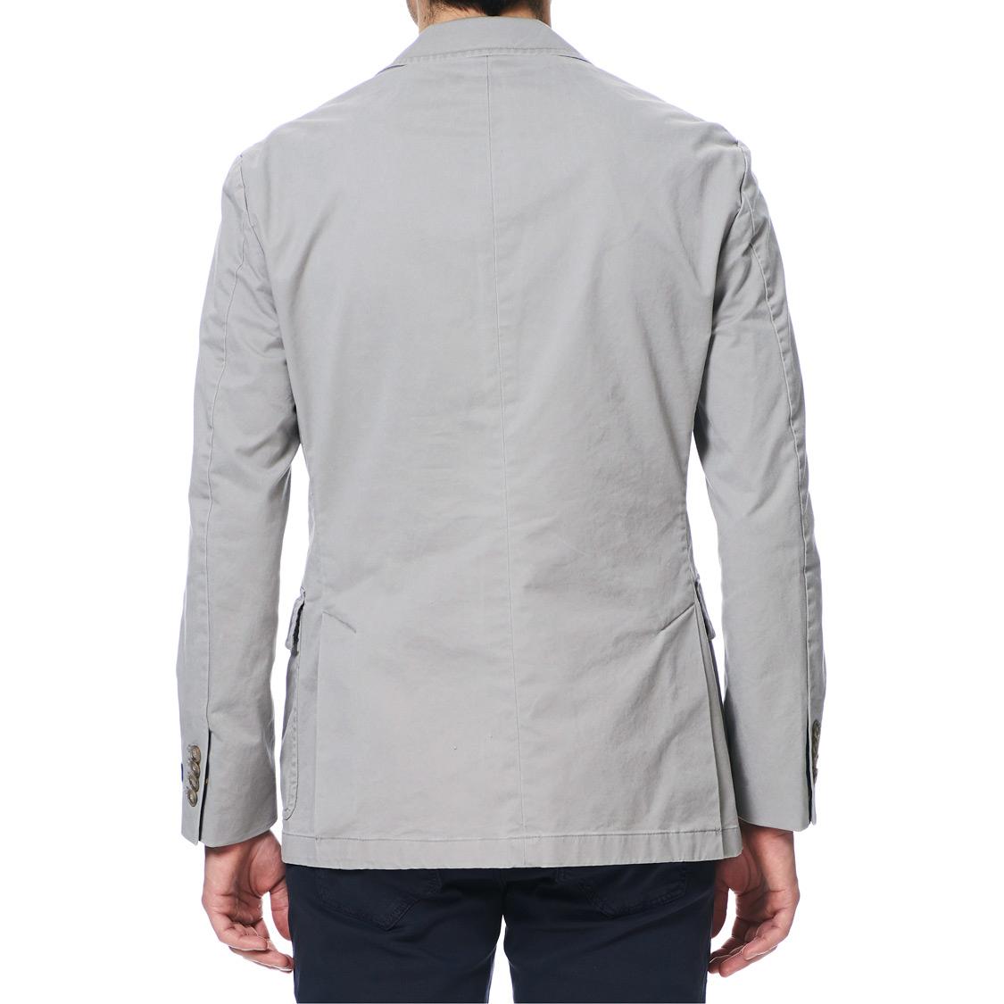 Shop Polo Ralph Lauren 單排扣純色灰色西裝外套 715754089-018