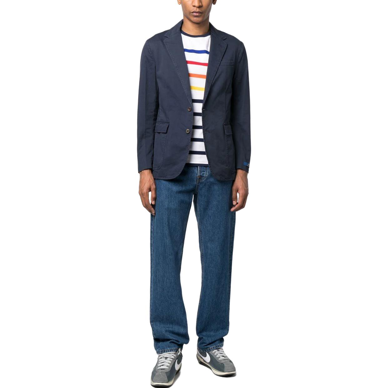 Polo Ralph Lauren  Solid Single-Breasted Navy Blazer Jacket. 715754089004NAVY 圖 3