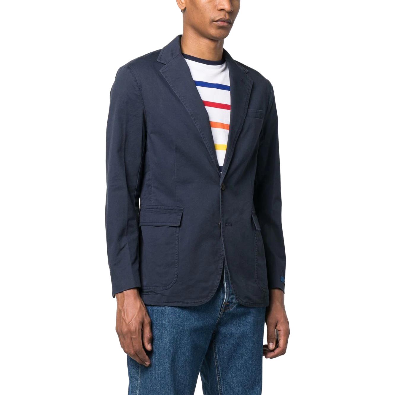Polo Ralph Lauren  Solid Single-Breasted Navy Blazer Jacket. 715754089004NAVY 圖 5