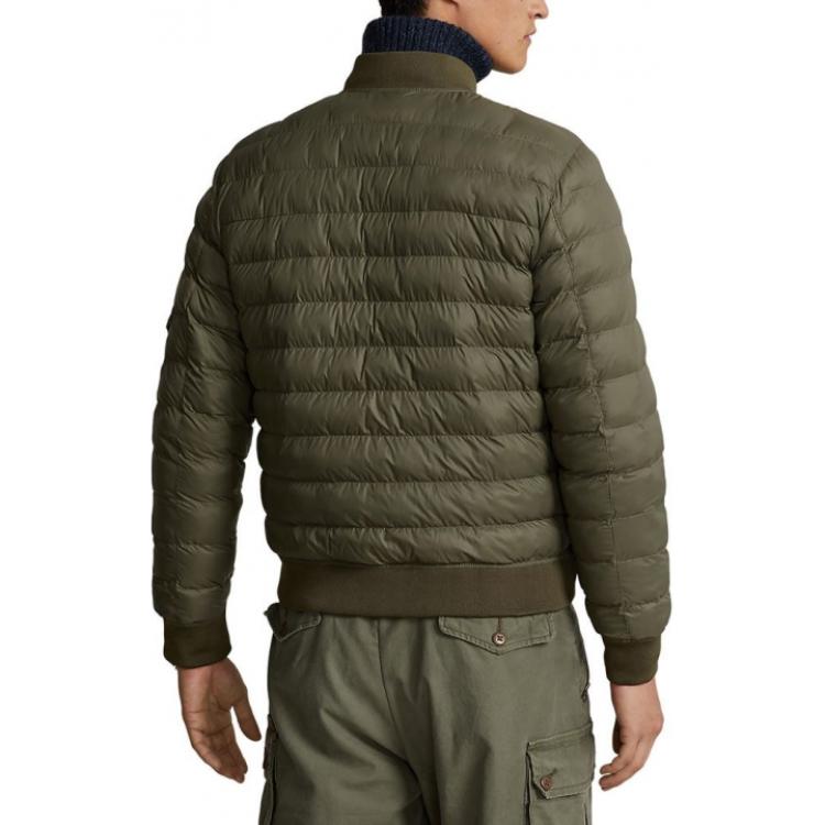 Polo Ralph Lauren  Solid Stand-Collar Zip Slim-Fit Green Jacket 710907554-002 圖 4