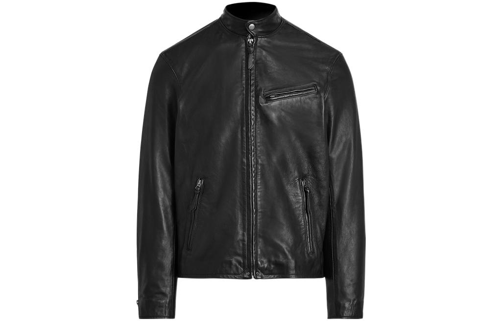 Order Polo Ralph Lauren 立領拉鍊摩托皮夾克 黑色 MNBLOTWM5B10053-B10