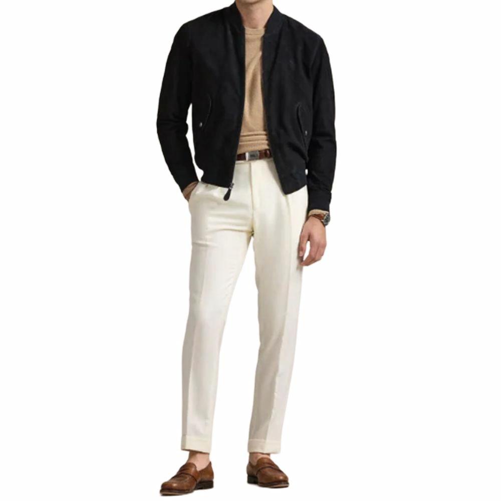 Lookbook Polo Ralph Lauren Jaket Lengan Panjang Zip-Up Biru Navy 710963338-002