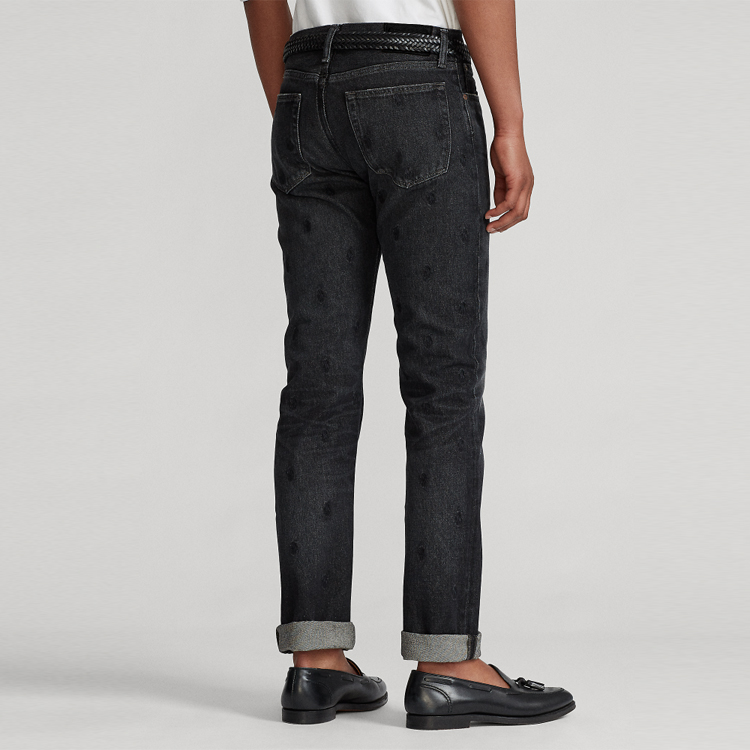 Details for Polo Ralph Lauren Jeans Potongan Lurus dengan Rekaan Sulaman. MNPODNM10920160