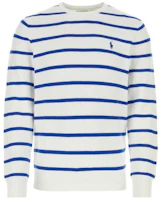 Polo Ralph Lauren Striped Crewneck Sweater Blue Long Sleeve. 710934106-001 Polo Ralph Lauren Striped Crewneck Sweater Blue Long Sleeve. 710934106-001