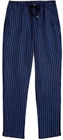 Polo Ralph Lauren Striped Elastic Tapered Casual Pants Navy Blue 710927863-001 Polo Ralph Lauren Striped Elastic Tapered Casual Pants Navy Blue 710927863-001