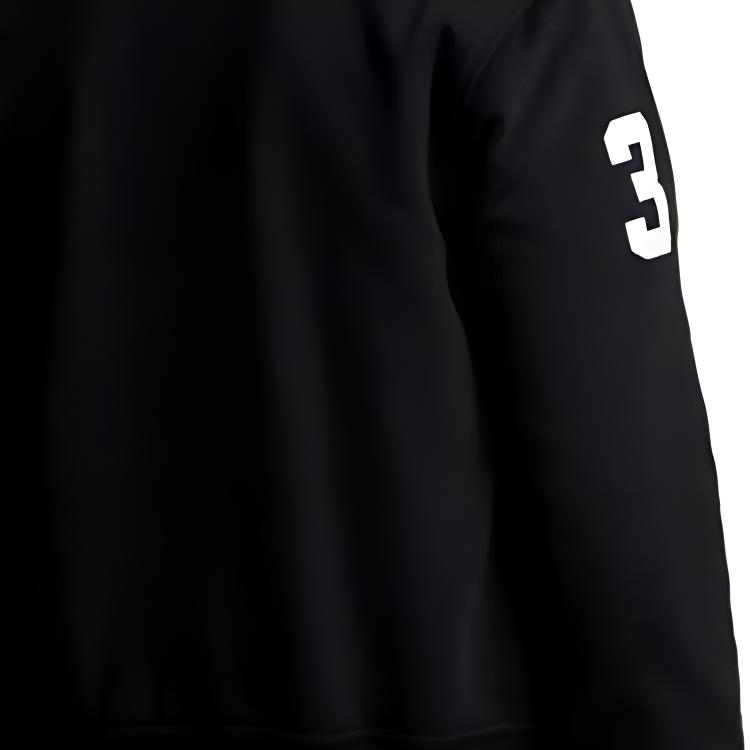 Cheap Polo Ralph Lauren 條紋標誌黑色長袖棒球領夾克 710951717-001