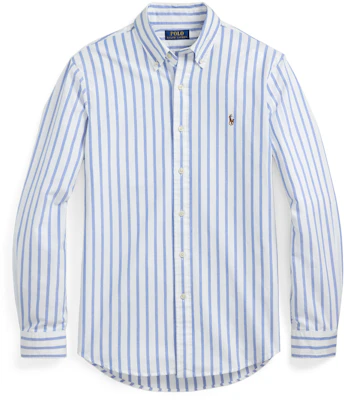 Polo Ralph Lauren Striped Single-Breasted Long Sleeve Shirt Blue 710973730001 Buy Polo Ralph Lauren Striped Single-Breasted Long Sleeve Shirt Blue 710973730001