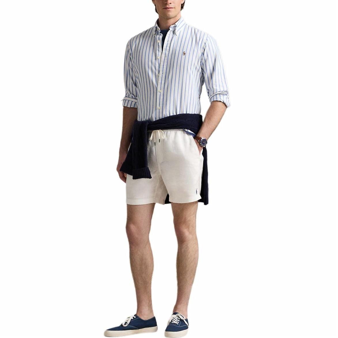 Purchase Polo Ralph Lauren  Striped Single-Breasted Long Sleeve Shirt Blue 710973730001