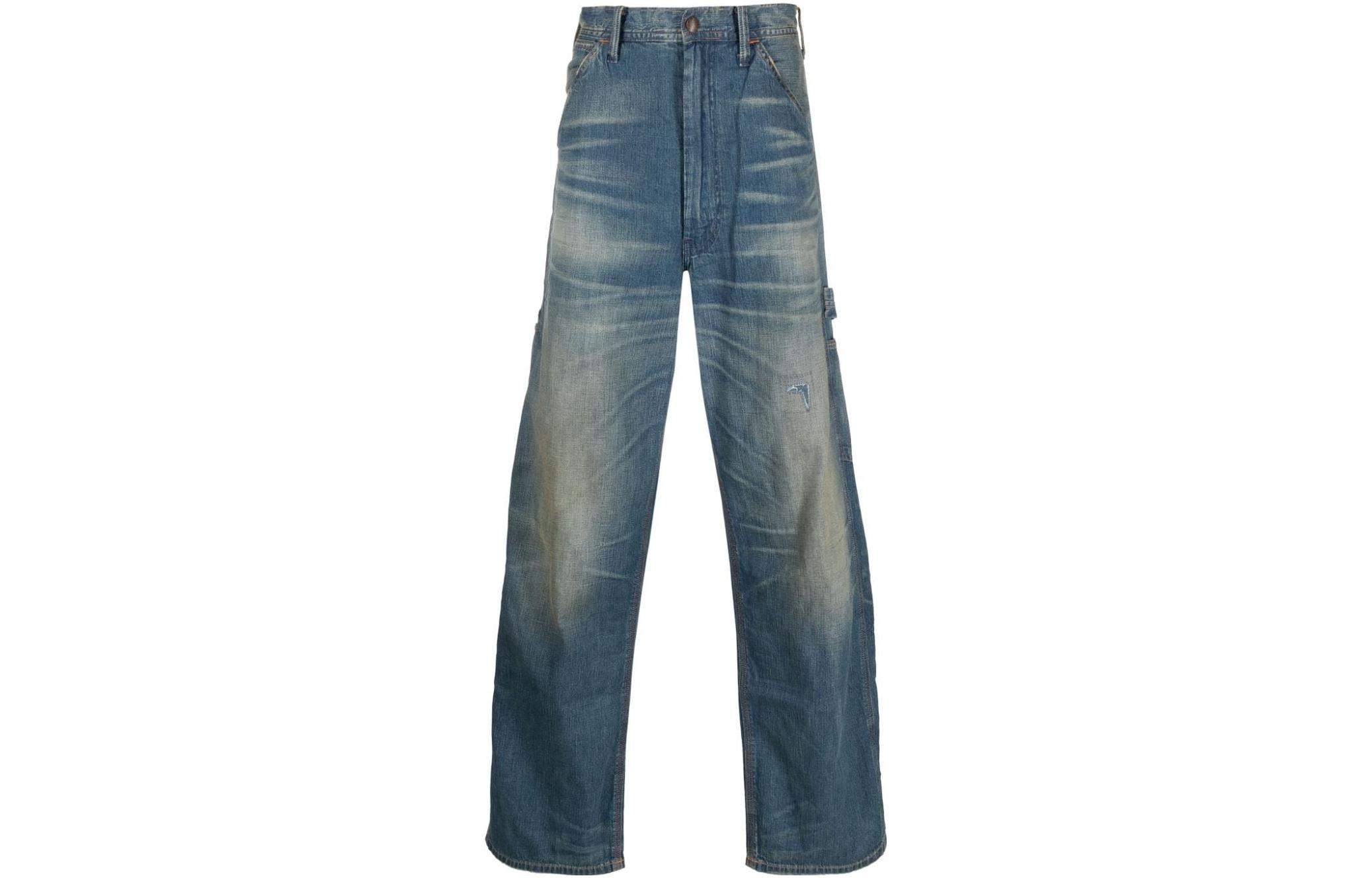 Polo Ralph Lauren  Washed High-Waist Straight-Leg Jeans Blue 710917281-001