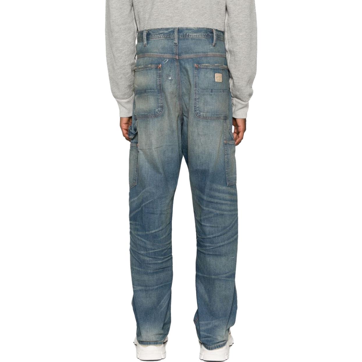 Shop Polo Ralph Lauren Jeans Azul Tiro Alto Rectos Lavados Mujer. 710917281-001