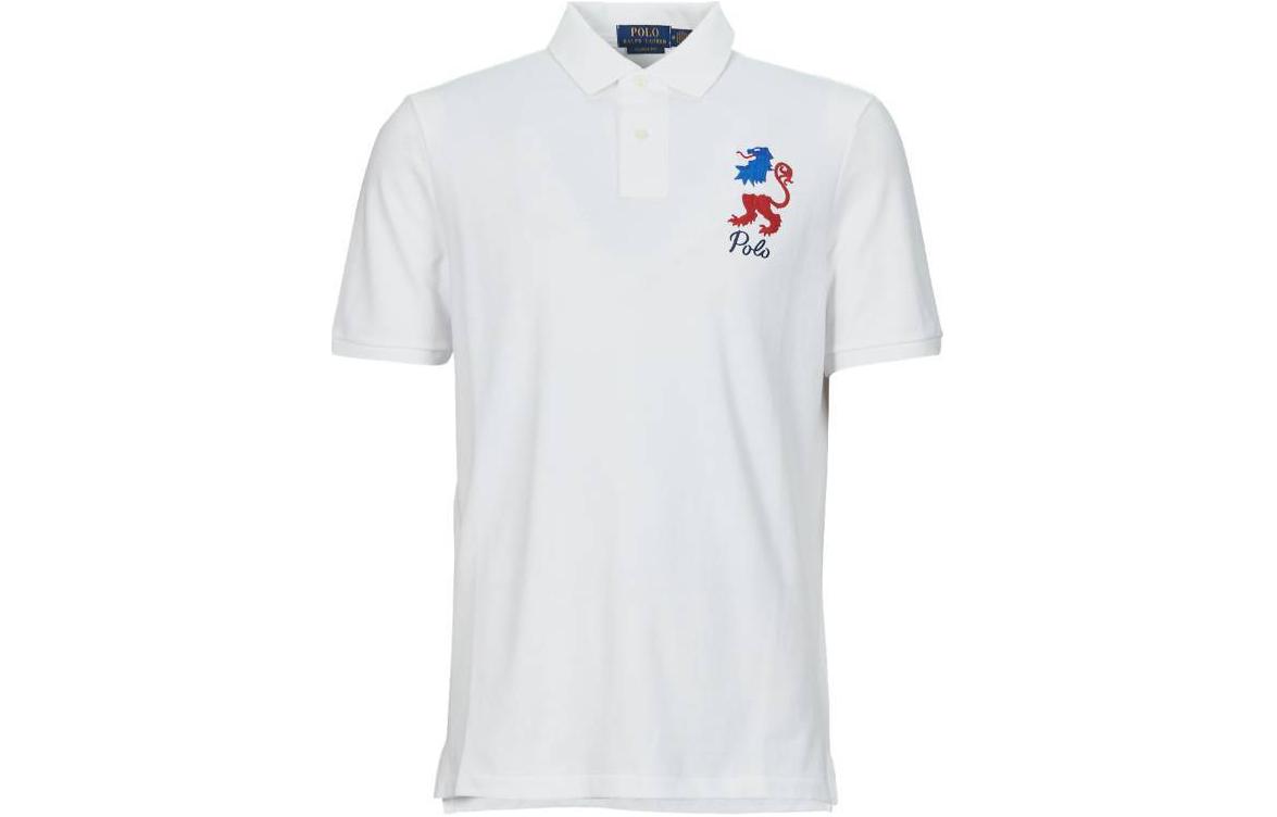 Polo Ralph Lauren  White Embroidered Logo Relaxed Fit Short Sleeve Polo Shirt 710934772-001 圖 2