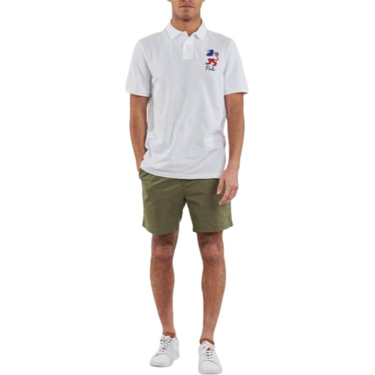 Polo Ralph Lauren  White Embroidered Logo Relaxed Fit Short Sleeve Polo Shirt 710934772-001 圖 3
