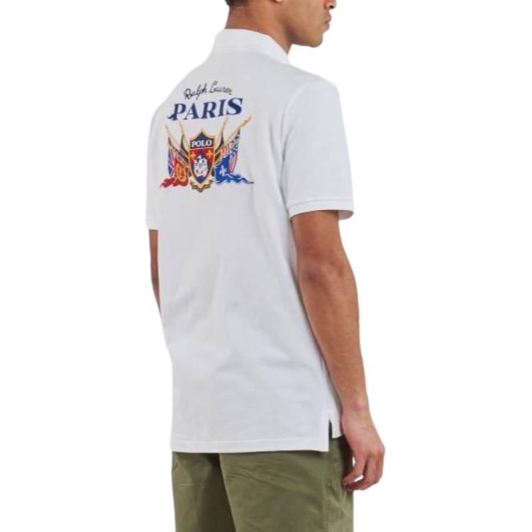 Polo Ralph Lauren  White Embroidered Logo Relaxed Fit Short Sleeve Polo Shirt 710934772-001 圖 5