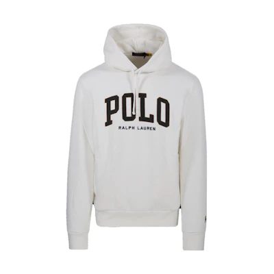 Polo Ralph Lauren White Letter Print Hoodie Sweatshirt. 710917886-003