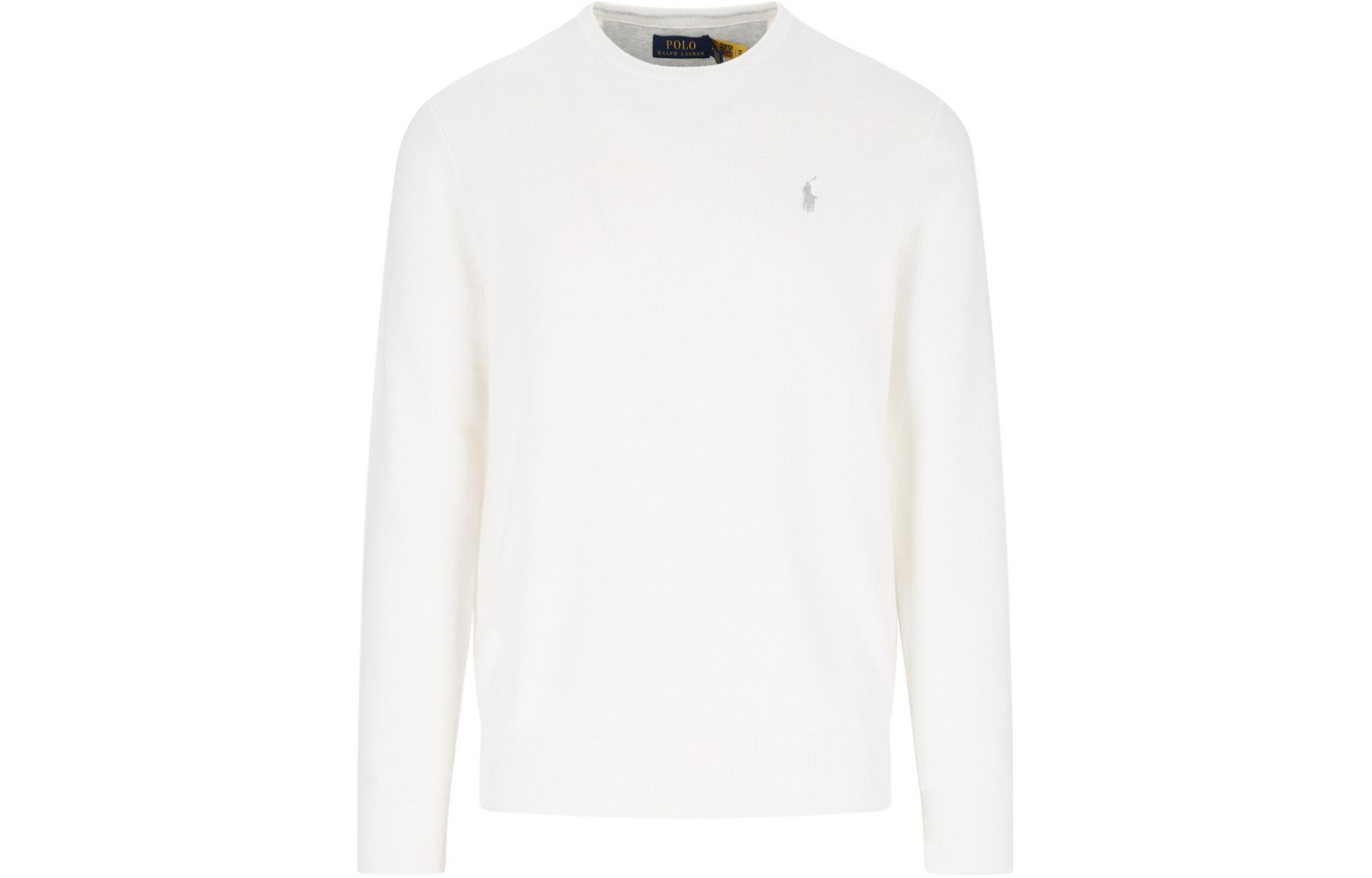 Order Polo Ralph Lauren Kaos Lengan Panjang Logo Putih Crewneck. 710918163-504