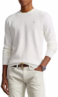 Shop Polo Ralph Lauren 白色標誌長袖圓領T恤 710918163-504