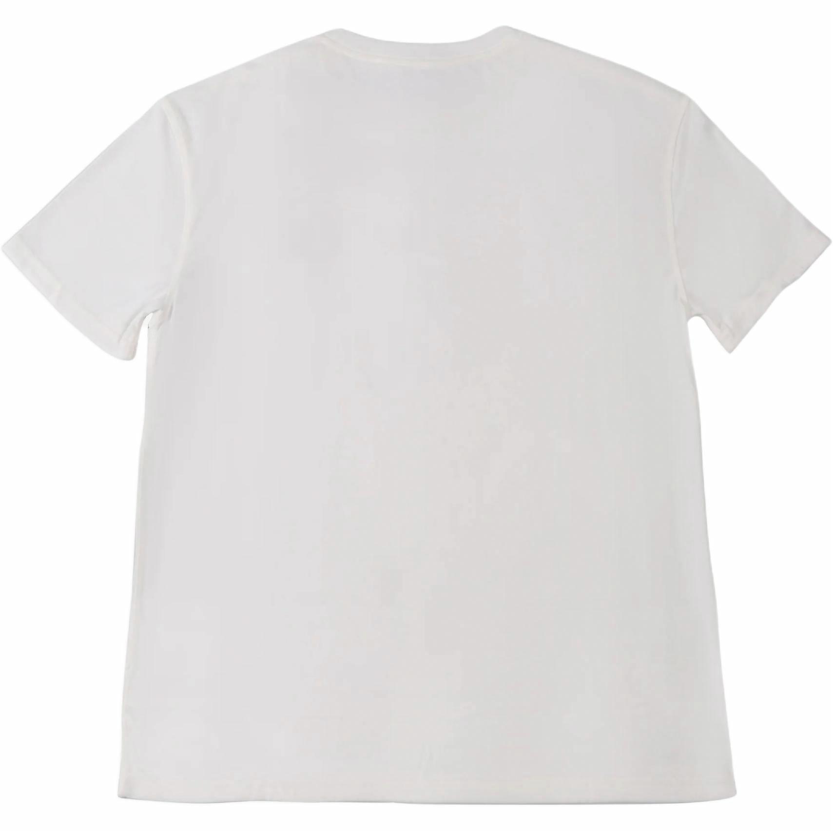 Lookbook Polo Ralph Lauren Kemeja-T Leher Bulat Lengan Pendek Logo Putih. 710865767-004