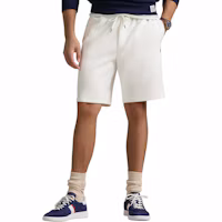 Shop Polo Ralph Lauren 白色刺繡Logo休閒針織短褲 710883336011