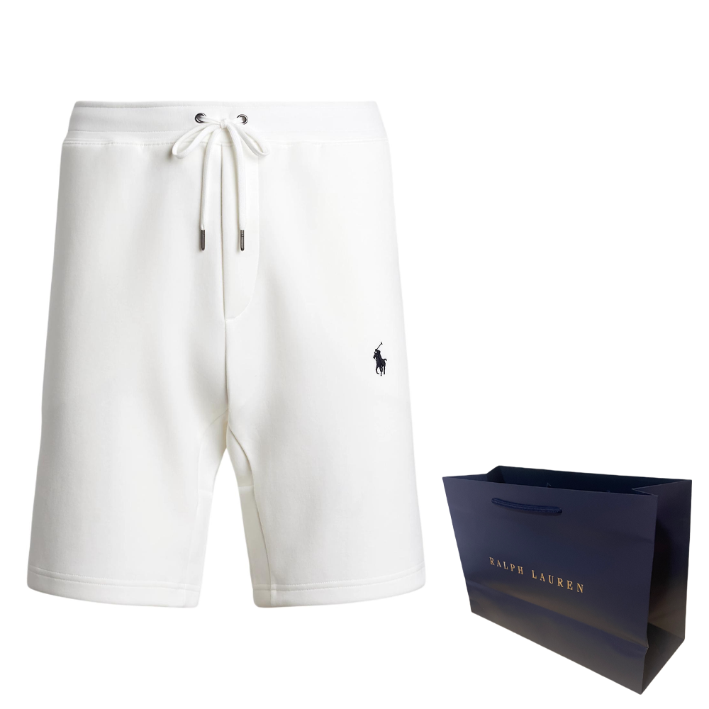 Sizing Polo Ralph Lauren Shorts Blancos Logo Bordado Tejidos Estilo Casual. 710883336011