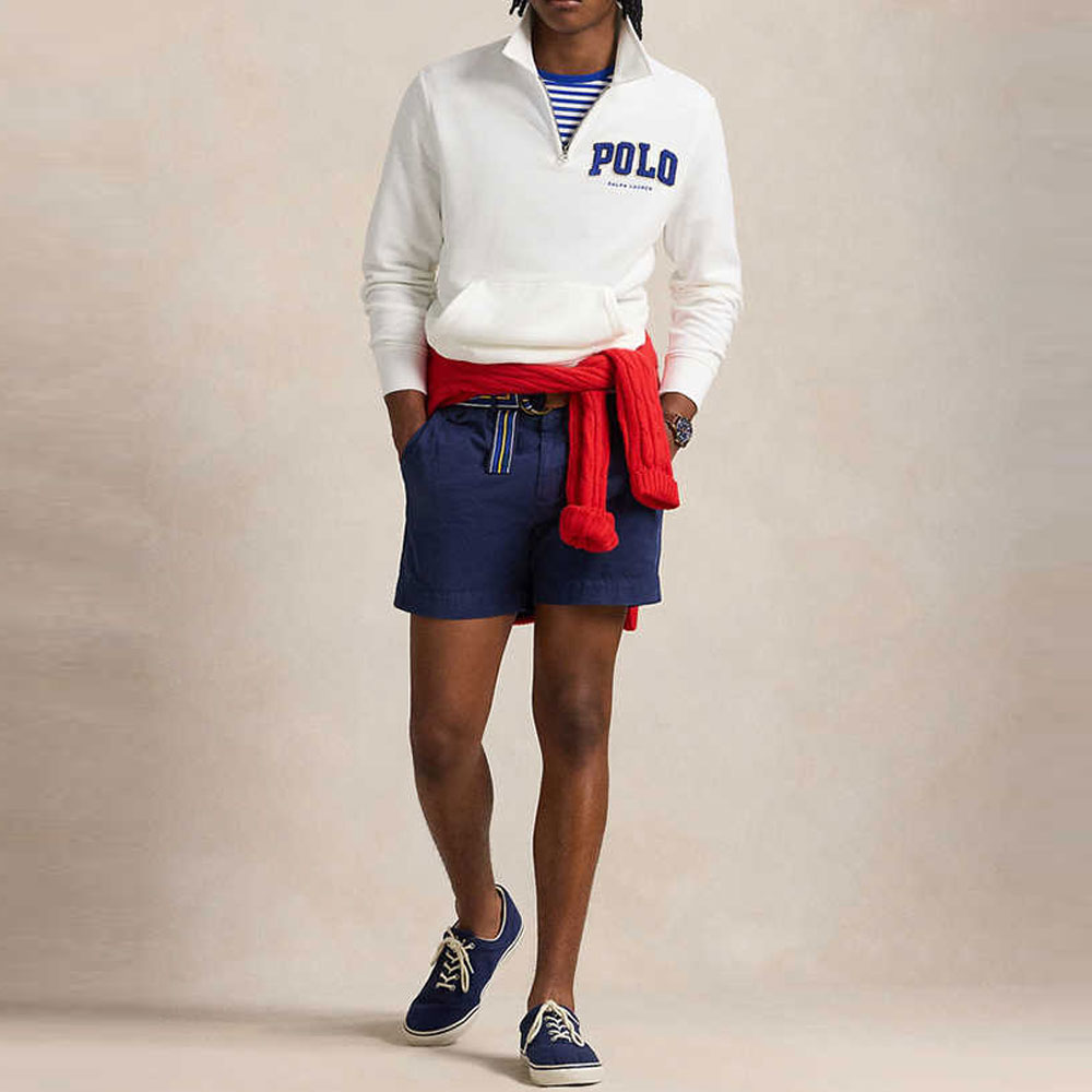 Polo Ralph Lauren  White Logo Velour Pullover Sweatshirt. MNPOKNI16824158-100 圖 3