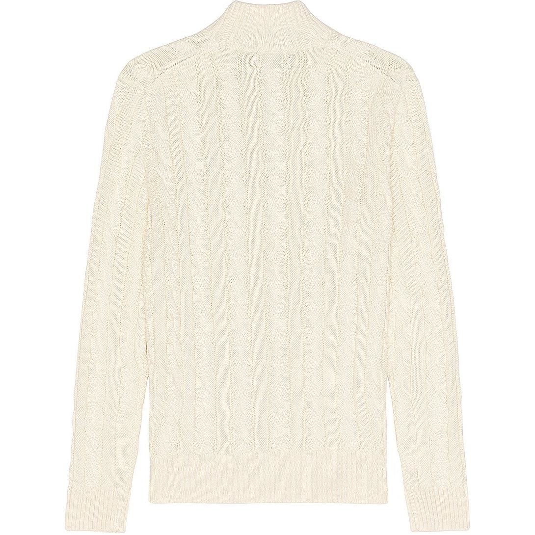 Polo Ralph Lauren  White Long Sleeve Knit Sweater with Pony Logo Embroidery. 710810841-015 圖 3