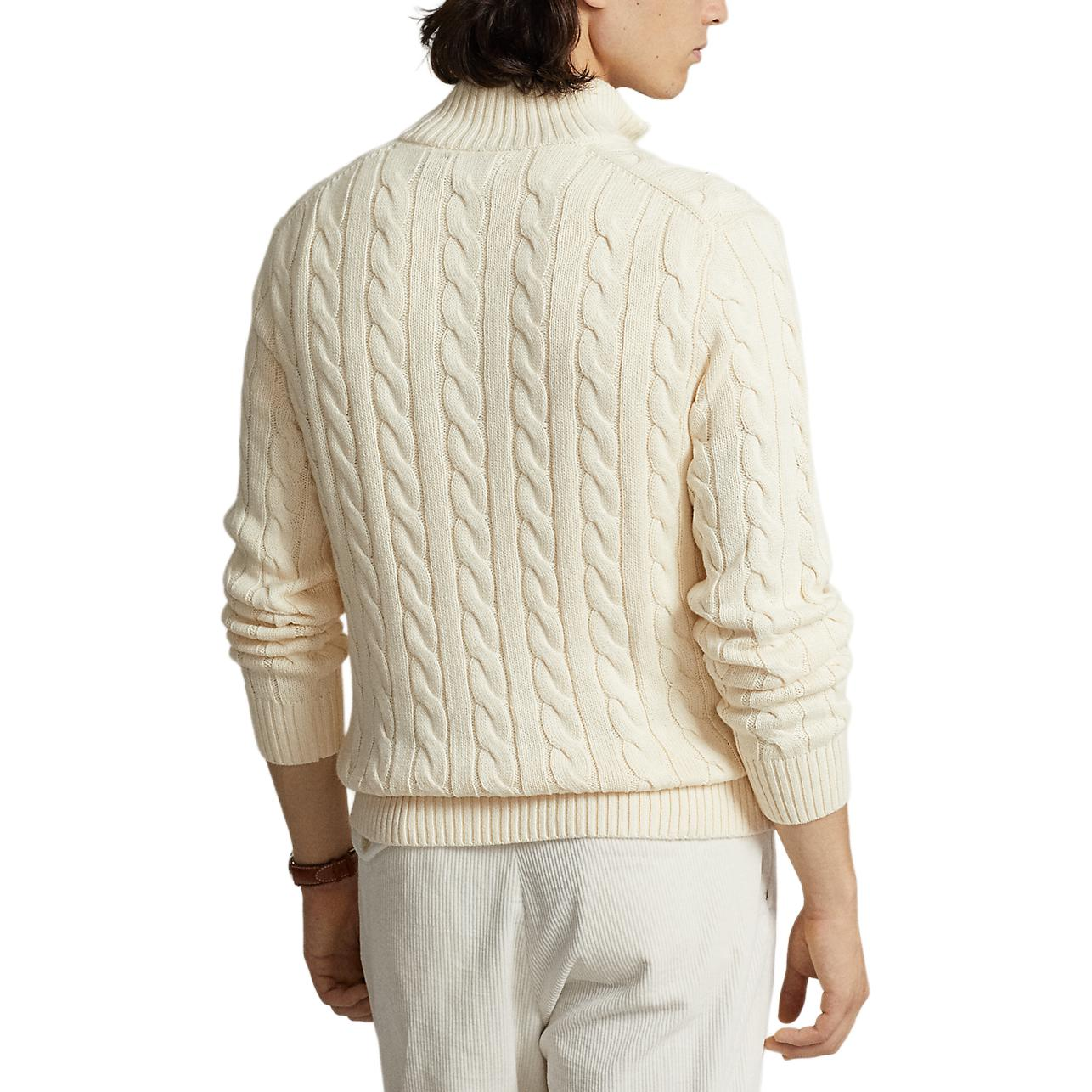 Polo Ralph Lauren  White Long Sleeve Knit Sweater with Pony Logo Embroidery. 710810841-015 圖 5