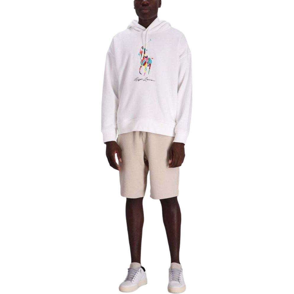 Polo Ralph Lauren  White Loose-Fit Hoodie with Letter Print. 710926613-001 圖 3