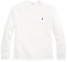 Polo Ralph Lauren White Plain Long Sleeve Crewneck Casual T-Shirt MNPOTSH16820170-100 Polo Ralph Lauren White Plain Long Sleeve Crewneck Casual T-Shirt MNPOTSH16820170-100