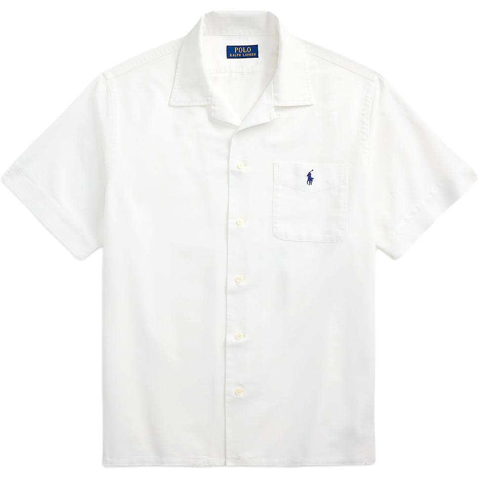 Polo Ralph Lauren  White Short Sleeve Shirt with Embroidered Pony. MNPOWOV1N820896-100