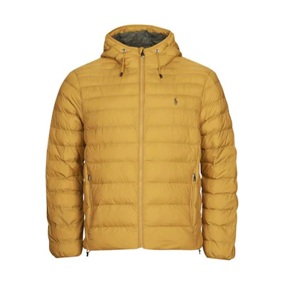 Polo Ralph Lauren Yellow Hooded Solid Zip Cotton Jacket 710847097-005