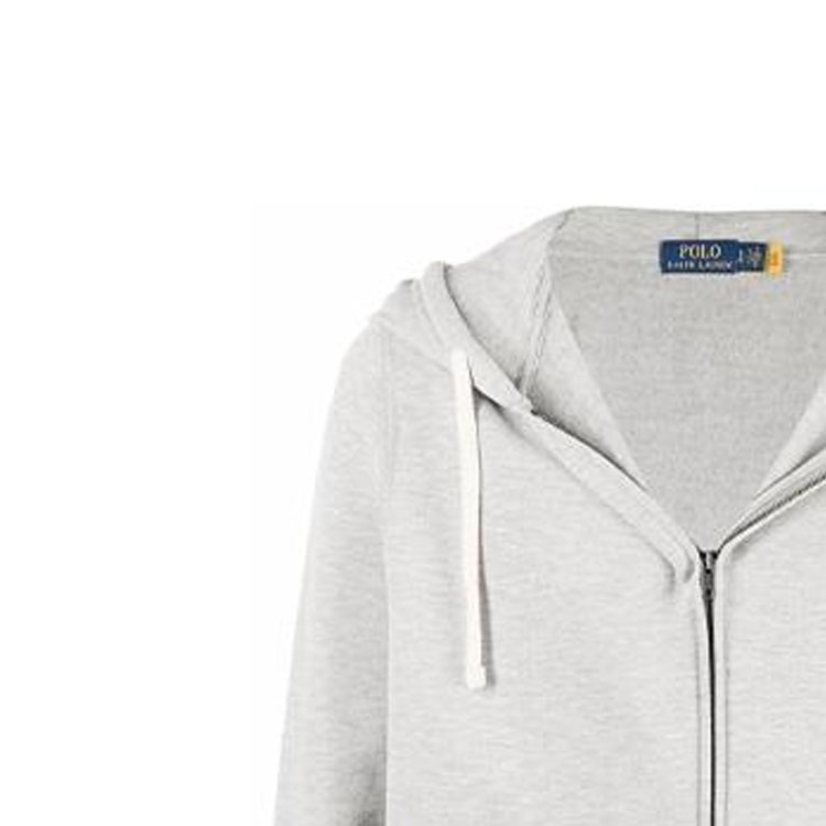 Sizing Polo Ralph Lauren 灰色拉链连帽衫. 710813297-002