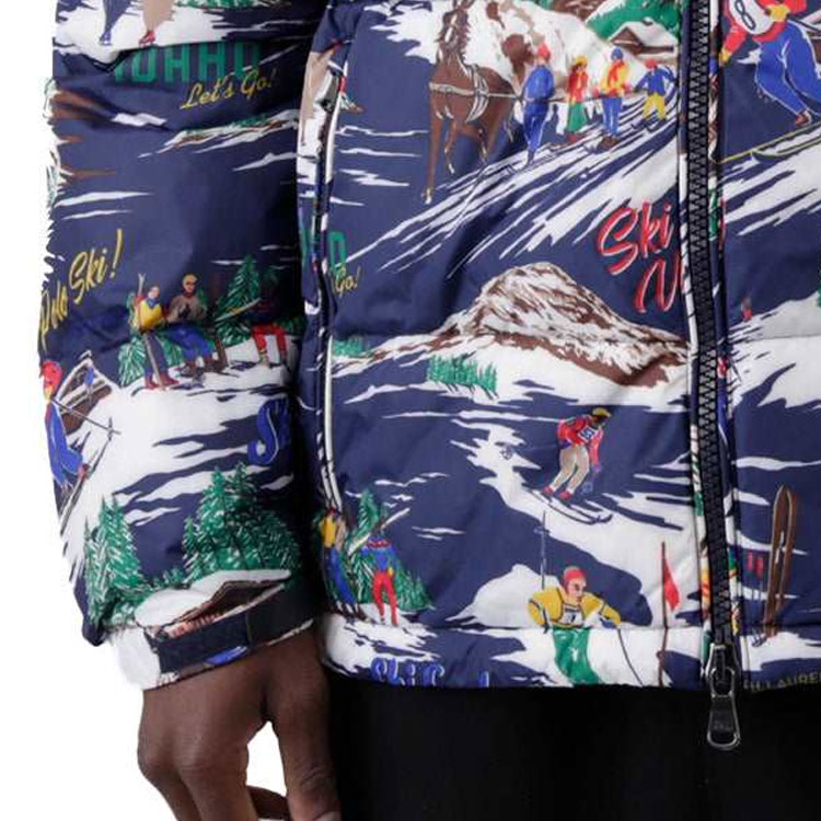 Cheap Polo Ralph Lauren 全印花可拆帽羽绒夹克 - 多色. 710919262-001